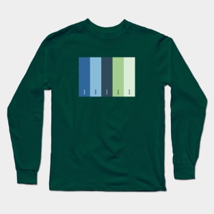 Green Spring palette Long Sleeve T-Shirt